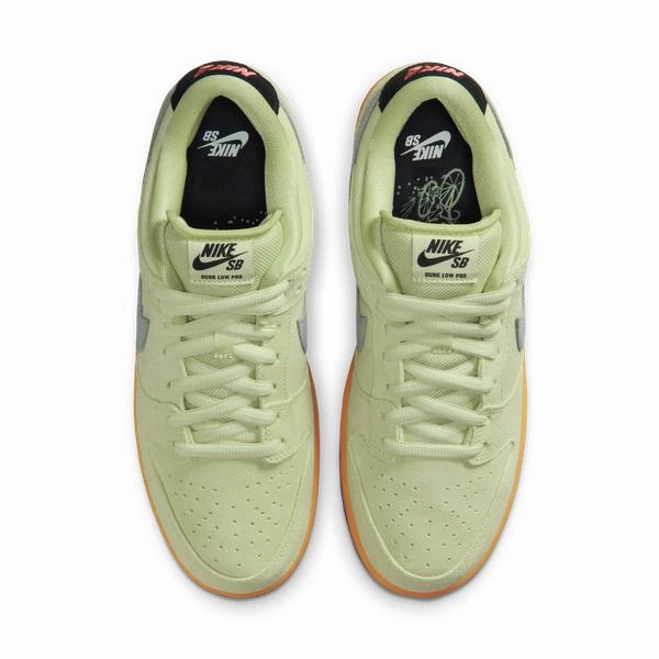 Nike Walking Shoes Nike SB Dunk Low Pro "Verdugo Mountain" Light Liquid Lime - Wolf Grey - Black