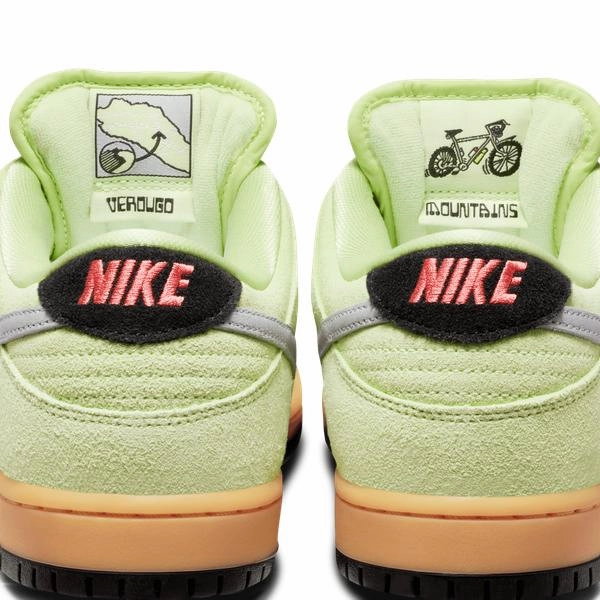 Nike Dodgers Shoes Nike SB Dunk Low Pro "Verdugo Mountain" Light Liquid Lime - Wolf Grey - Black