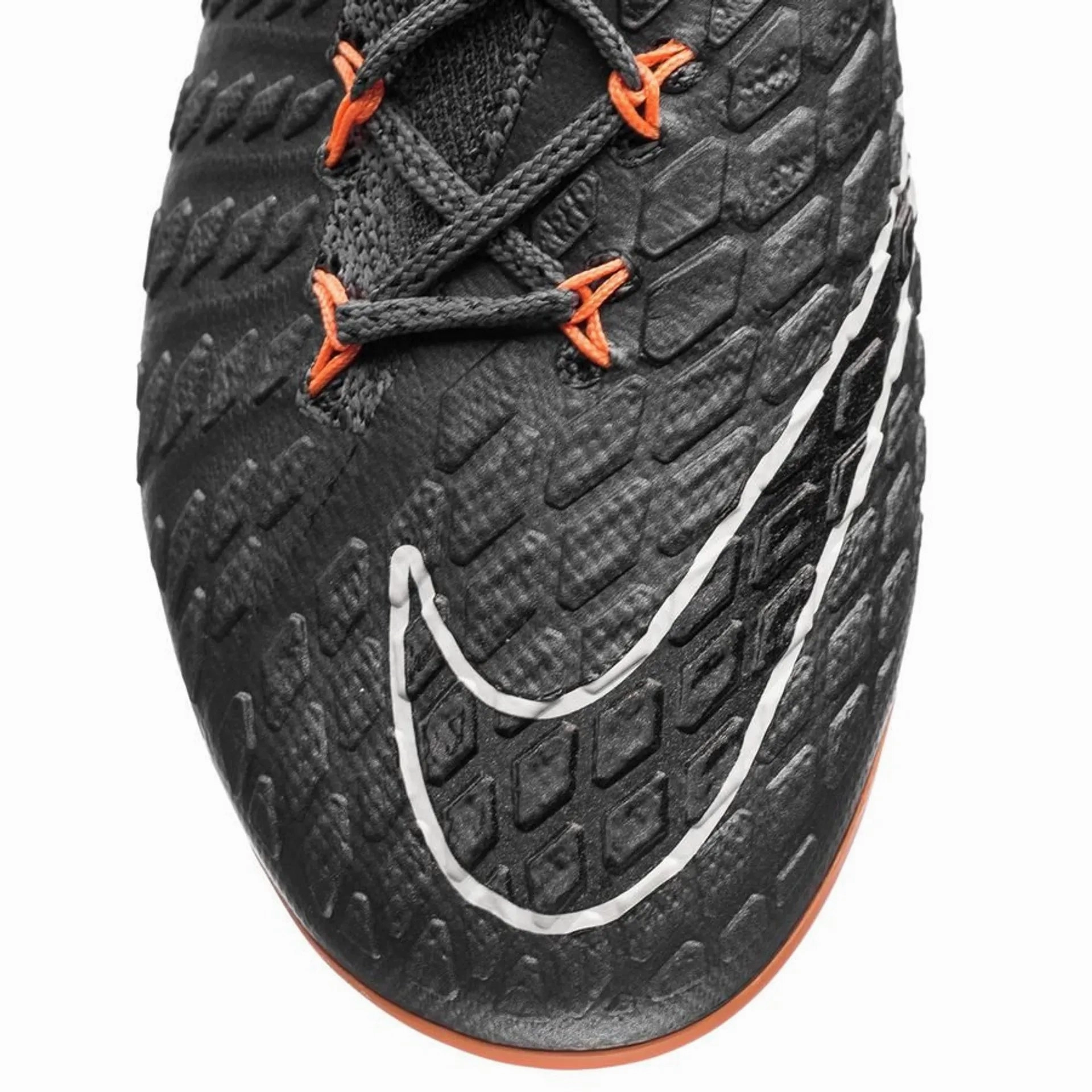 Nike JR Hypervenom Phantom 3 Elite DF FG - Dark Grey/Total Orange/White Size 6 Cleats Soccer