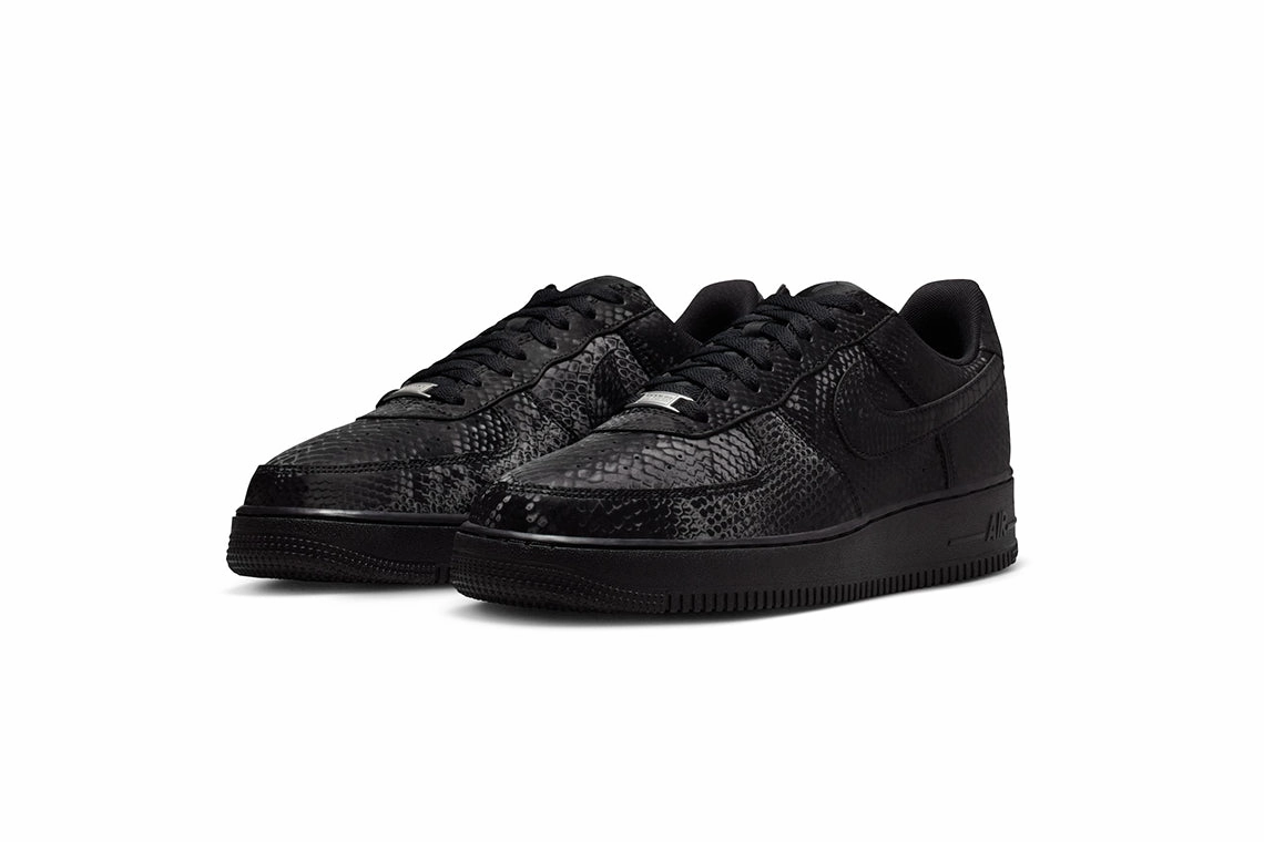 Nike Kobe Air Force 1 Low : Black / Black (11/1) Nike High Heel Gym Shoes