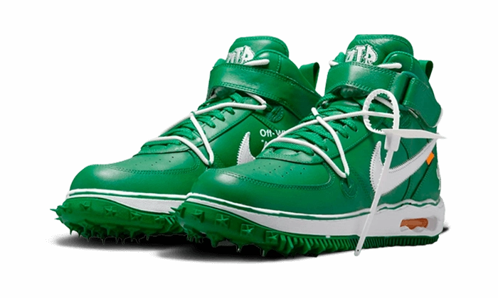 Nike Off-White Air Force 1 Mid SP Pine Green Nike Vapor Turf Shoes