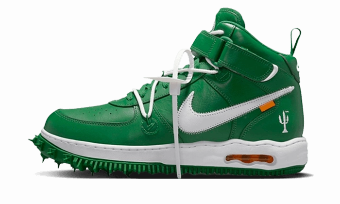 Nike Flat Shoes Nike Off-White Air Force 1 Mid SP Pine Green