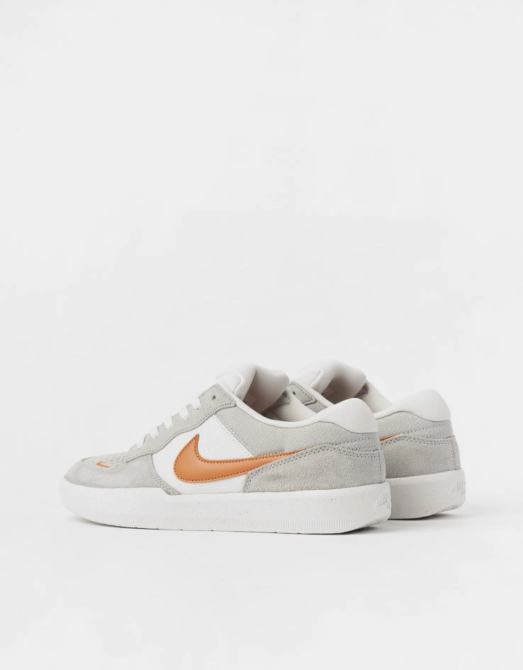 Nike Blazers Shoes Nike SB Force 58 Skate Shoes - Platinum Tint/Monarch-Wolf Grey