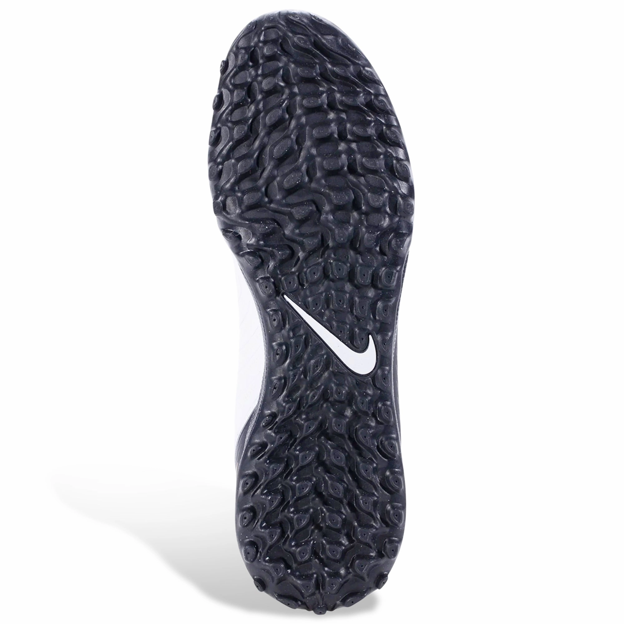 Nike Golf Shoes Jordan Nike Phantom Luna II Academy Turf Soccer Shoes (White/Black/Metallic Gold Coin)