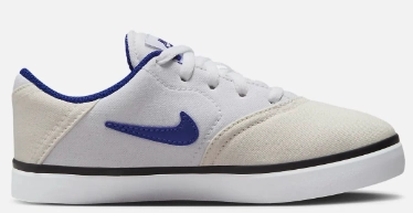 Nike SB - Kids Check Canvas PS Shoes | White Royal High Top Nike Basketball Shoes