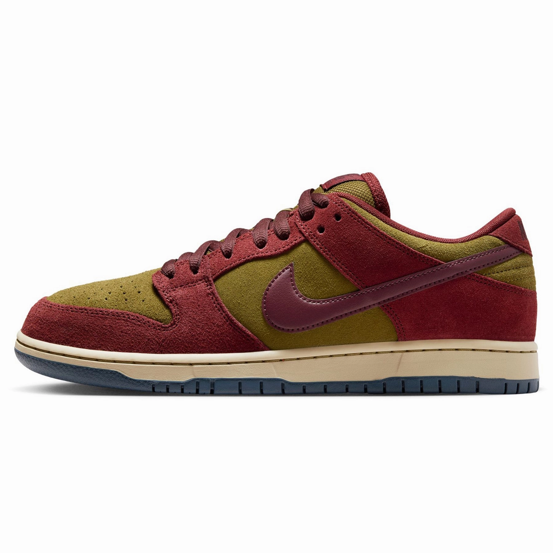 Nike Working Shoes Nike SB Dunk Low Pro Dark Team Red/Olive Flak