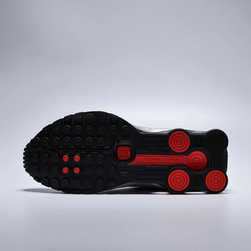 NIKE 2025 Women's NIKE SHOX R4 Casual Sneakers AR3565-011 Arkansas Nike Shoes