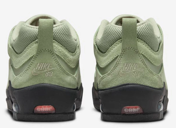 Nike SB - Air Max Ishod Shoes | Oil Green Black Nike Court Borough Low Recraft Shoes