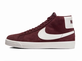 Nike SB - Blazer Mid (Burgundy Crush/Summit White) Nike Air Shoes For Running