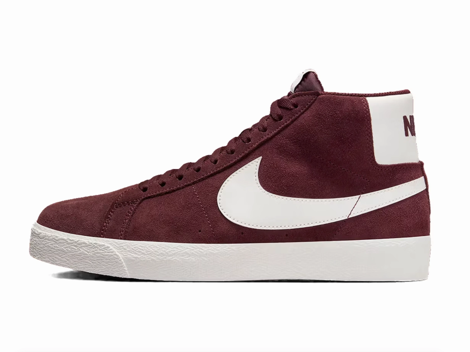 Nike SB - Blazer Mid (Burgundy Crush/Summit White) Nike Court Vision Low Shoes