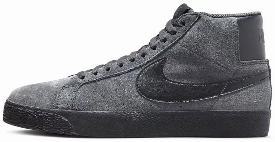 Nike SB - Blazer Mid Shoes | Anthracite Black Nike Extra Wide Running Shoes