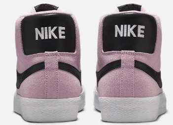 Nike Shoes Logo Nike SB - Blazer Mid Shoes | Pink Foam