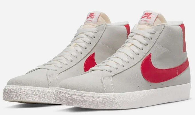Running New Nike Shoes Nike SB - Blazer Mid Shoes | White University Red