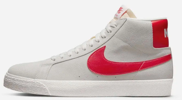 Nike SB - Blazer Mid Shoes | White University Red Original Nike Free Run Shoes