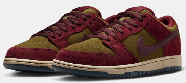 Nike SB - Dunk Low Pro Shoes | Dark Team Red Nike Sprint Spikes Shoes