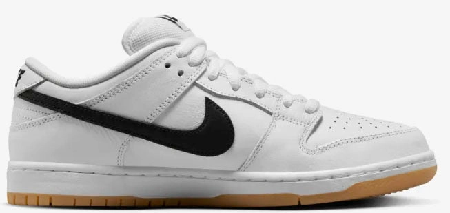 Nike SB - Dunk Low Pro Shoes | White Black Gum Nike Tiger Woods Golf Shoe