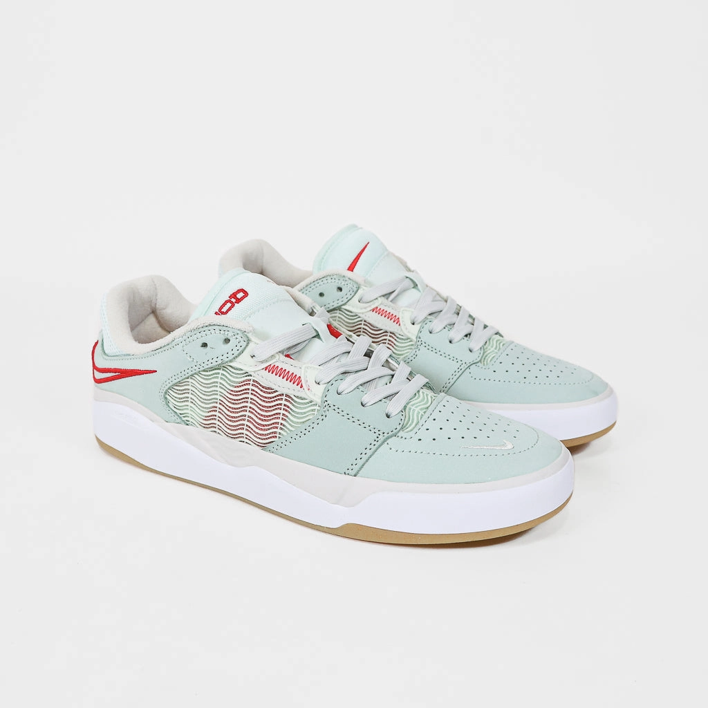 Nike SB - Ishod Wair Shoes - Seafoam / University Red / Barely Green Nike Shoes With Ankle Support
