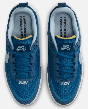 Nike SB - Kids Day One GS Shoes | Court Blue Sb Chron Slip Skate Shoes