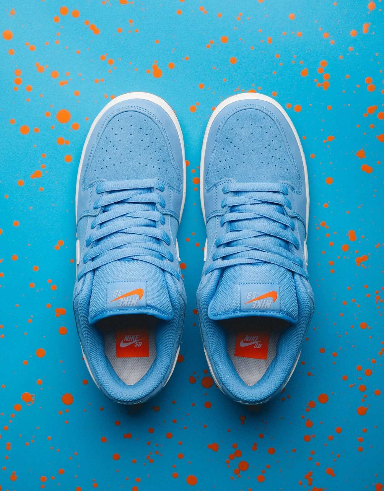 Nike SB 'Orange Label' Dunk Low Pro Skate Shoes - University Blue/Sail-University Blue Nike Newest Shoes
