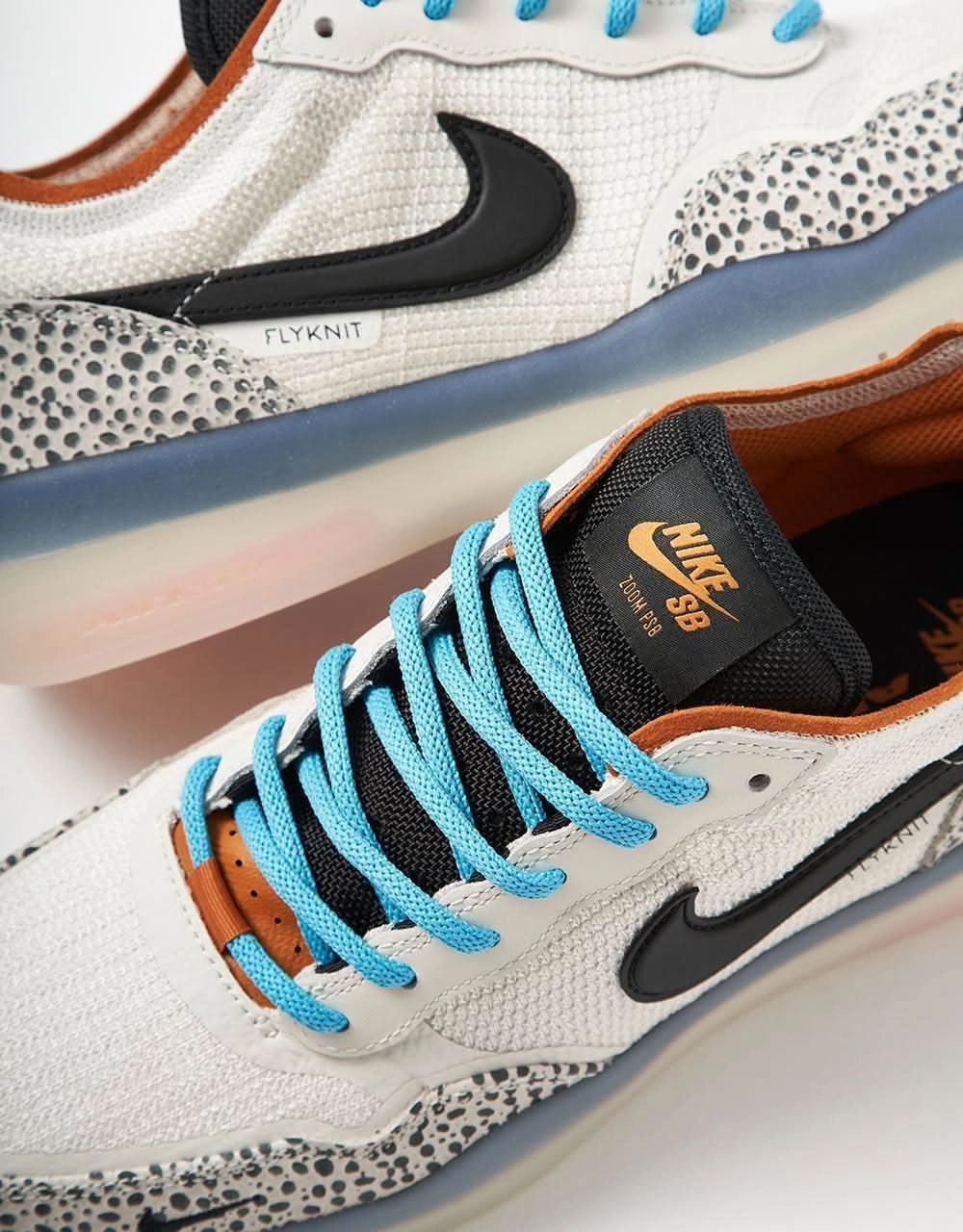 Snoop Dogg Shoes Nike Nike SB 'Safari Electric Pack' PS8 Skate Shoes - Phantom/Black-Fossil-Monarch