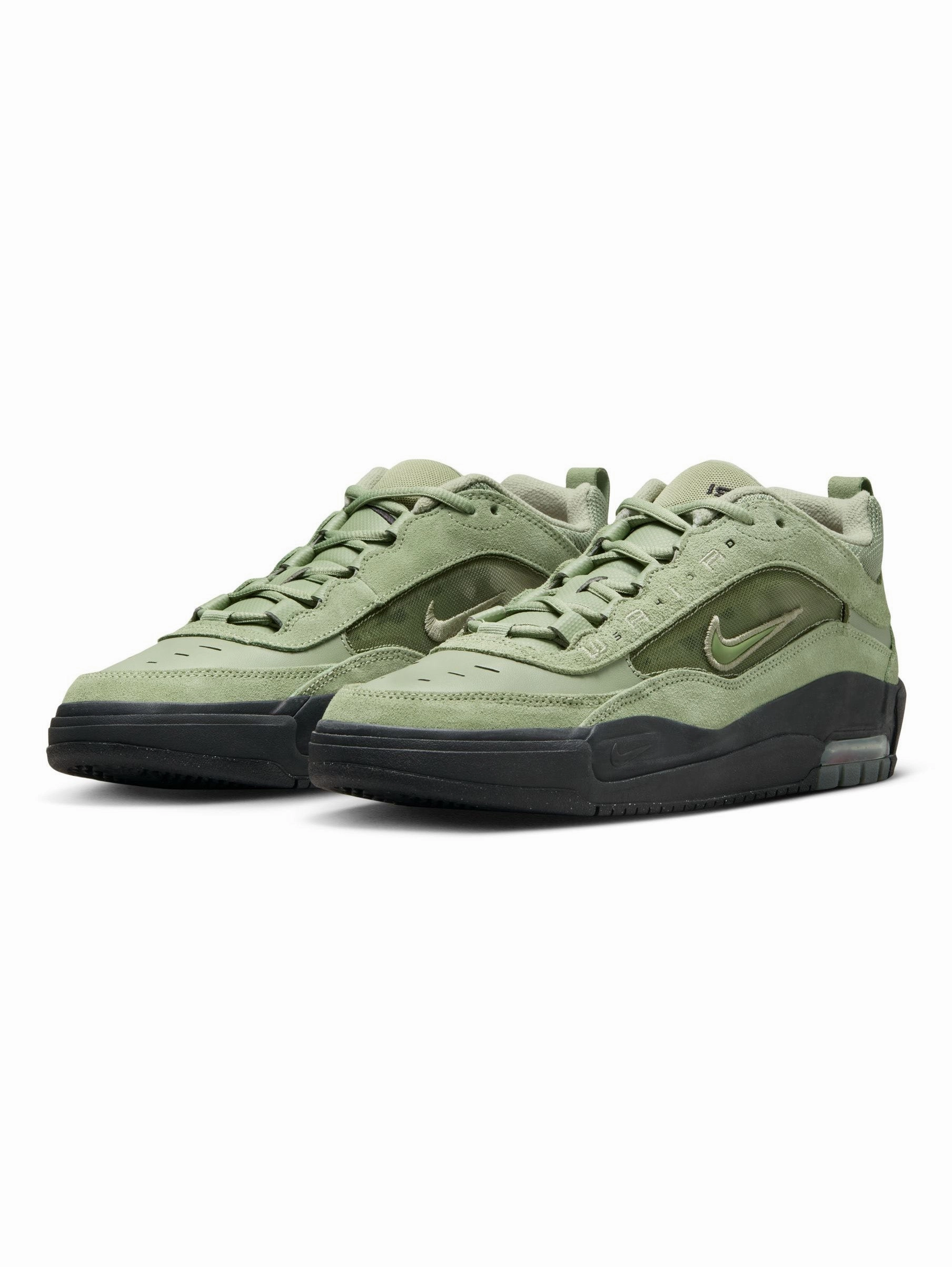 Nike Sb Air Max Ishod - Oil Green / Black Nike Flex Tennis Shoes