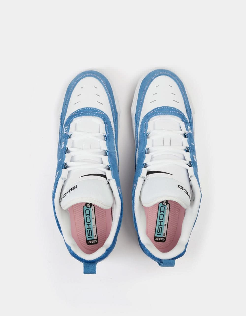 Nike SB Air Max Ishod Skate Shoes - Star Blue/Black-White-Med Soft Pink Nike Trail Shoes