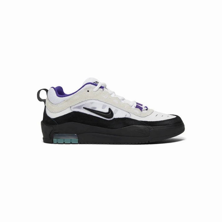 Kc Chiefs Nike Shoes Nike SB Airmax Ishod - (White/Black/Court Purple)