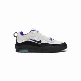 Eagles Nike Shoes Nike SB Airmax Ishod - (White/Black/Court Purple)