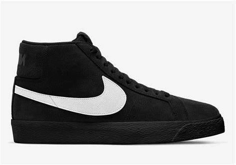 Nike Clearance Basketball Shoes Nike SB Blazer Mid (Black/White-Black-Black)