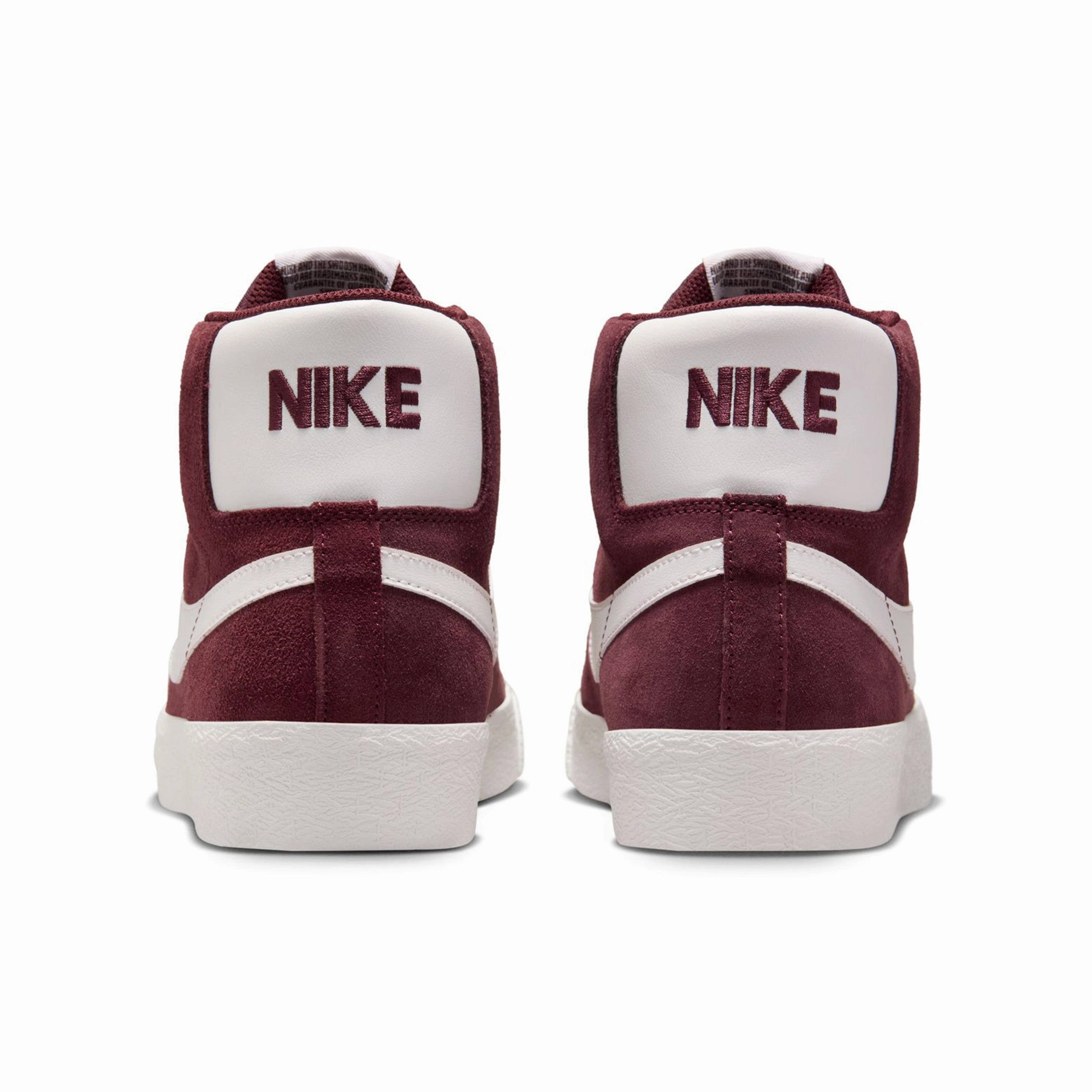 NIKE SB BLAZER MID BURGUNDY CRUSH / SUMMIT WHITE Nike Waffle Debut Running Shoe