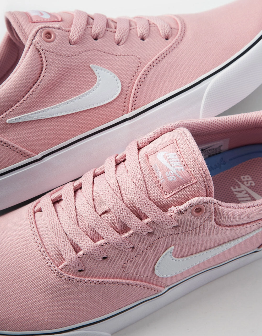 Nike SB Chron 2 Canvas Skate Shoes - Pink Glaze/White-Pink Glaze-Black Nike Phantom Turf Shoes