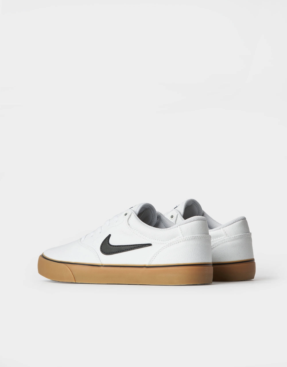 Nike SB Chron 2 Canvas Skate Shoes - White/Black-White-Gum Light Brown Nike Free Metcon 5 Training Shoes