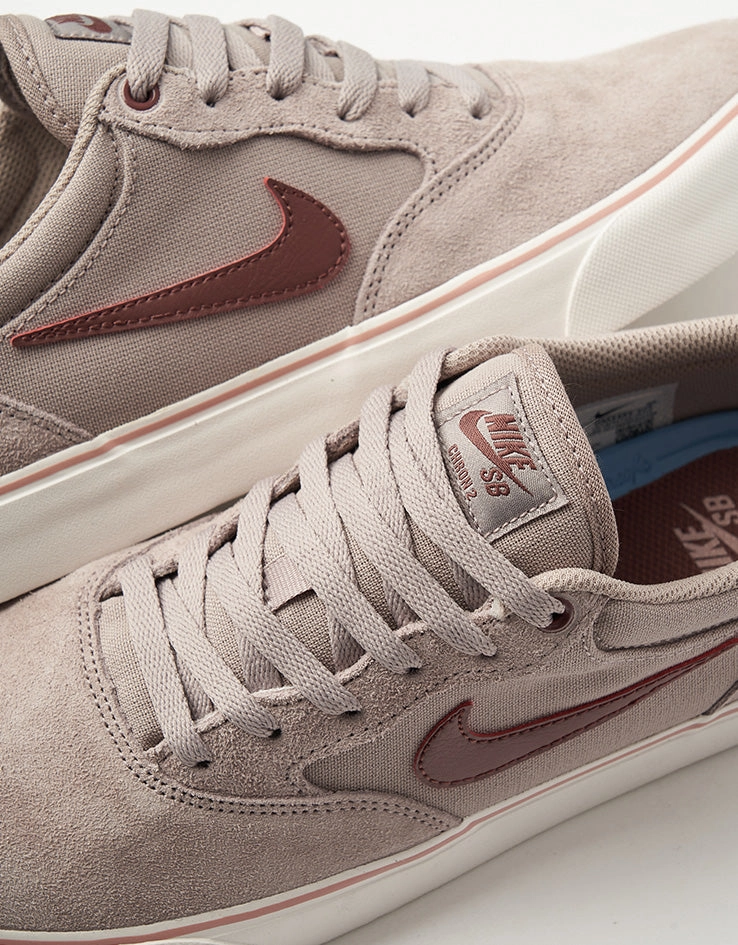 Nike SB Chron 2 Skate Shoes - Malt/Red Sepia-Phantom-Particle Pink Nike Metcon 1 Shoes