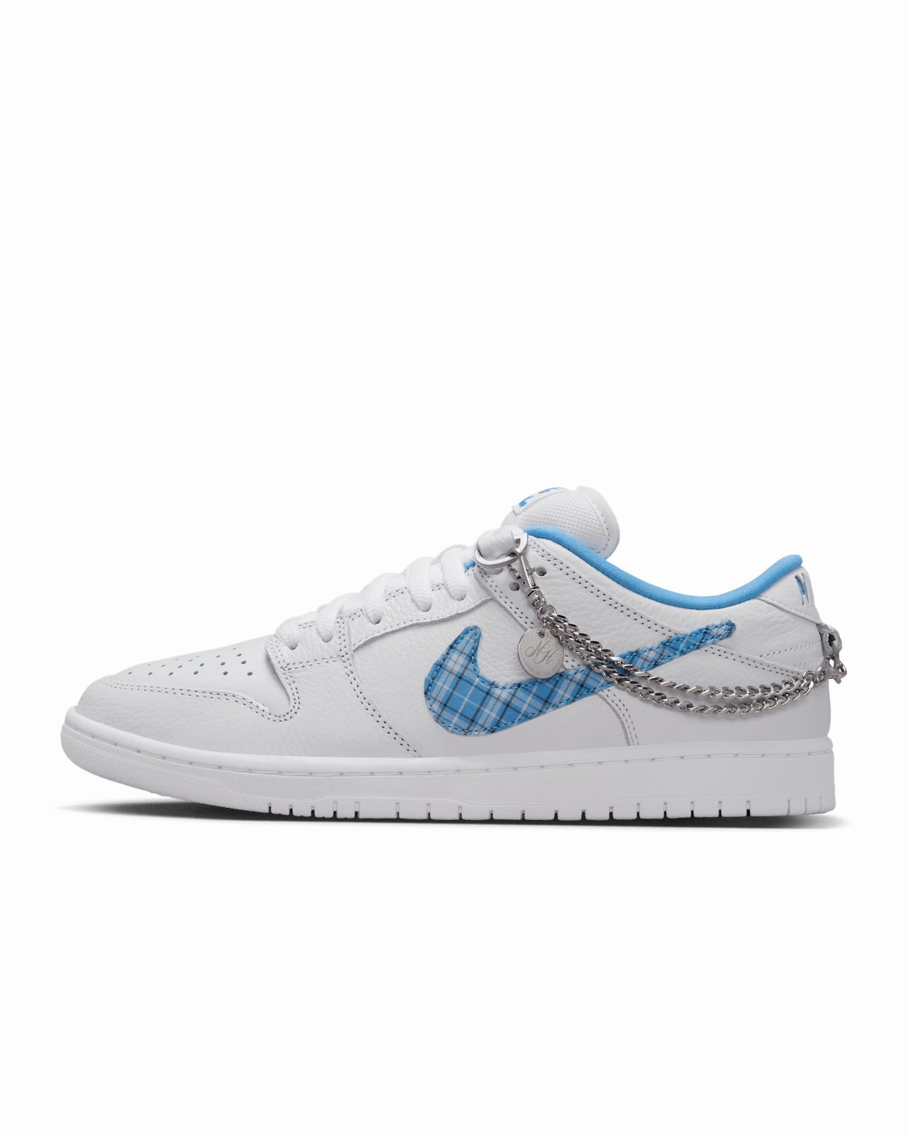 Nike React Gato Indoor Shoes Soccer Nike SB Dunk Low Pro - (Nicole Hause) White and University Blue