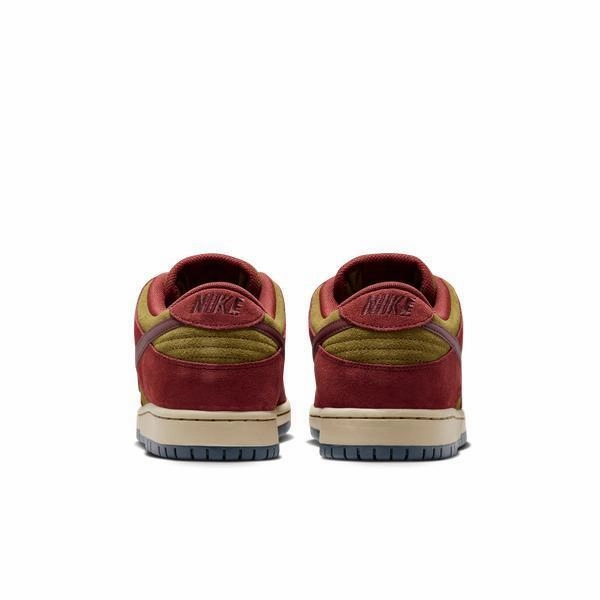 Rory Mcilroy Nike Shoes Nike SB Dunk Low Pro Dark Team Red - Burgundy Crush - Olive Flak