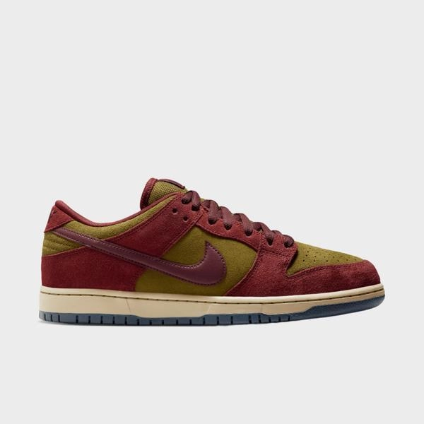 Nike Size Guide Shoes Nike SB Dunk Low Pro Dark Team Red - Burgundy Crush - Olive Flak