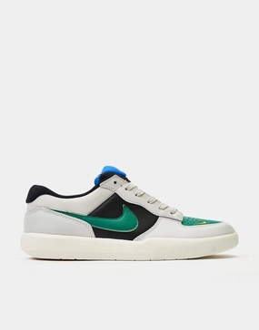 Nike SB Force 58 Premium L Skate Shoes - Lt Bone/Malachite-Black-Sail-Racer Blue-Univ Gold Nike Glove Shoes