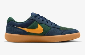 Nike Basketball Shoes Neon Nike SB Force 58 Shoe - Midnight Navy/University Gold/Fir
