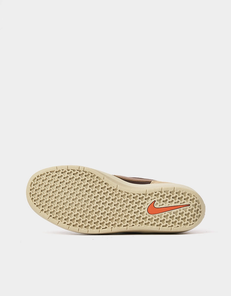 Nike SB Force 58 Skate Shoes - Baroque Brown/Mosswood Brown Steve Nash Nike Shoes