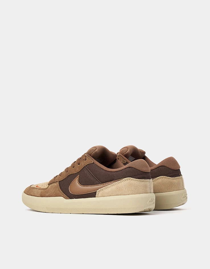 Nike SB Force 58 Skate Shoes - Baroque Brown/Mosswood Brown Amazon Shoes Nike