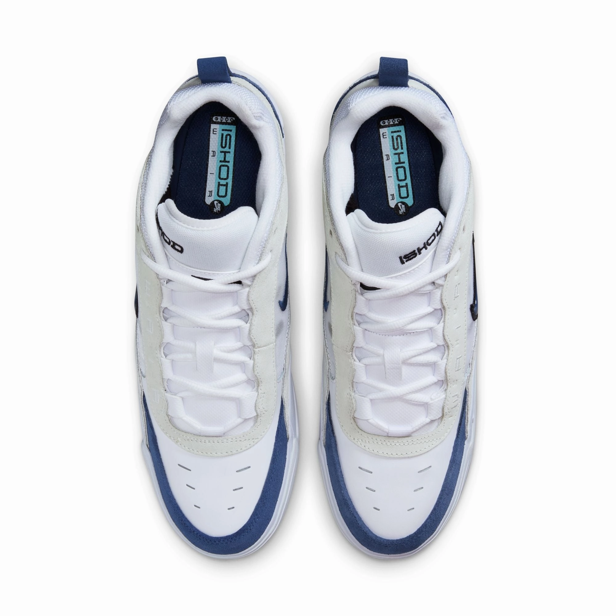 NIKE SB ISHOD 2 AIR MAX WHITE / NAVY-SUMMIT WHITE-BLACK Shoe Charms For Nike