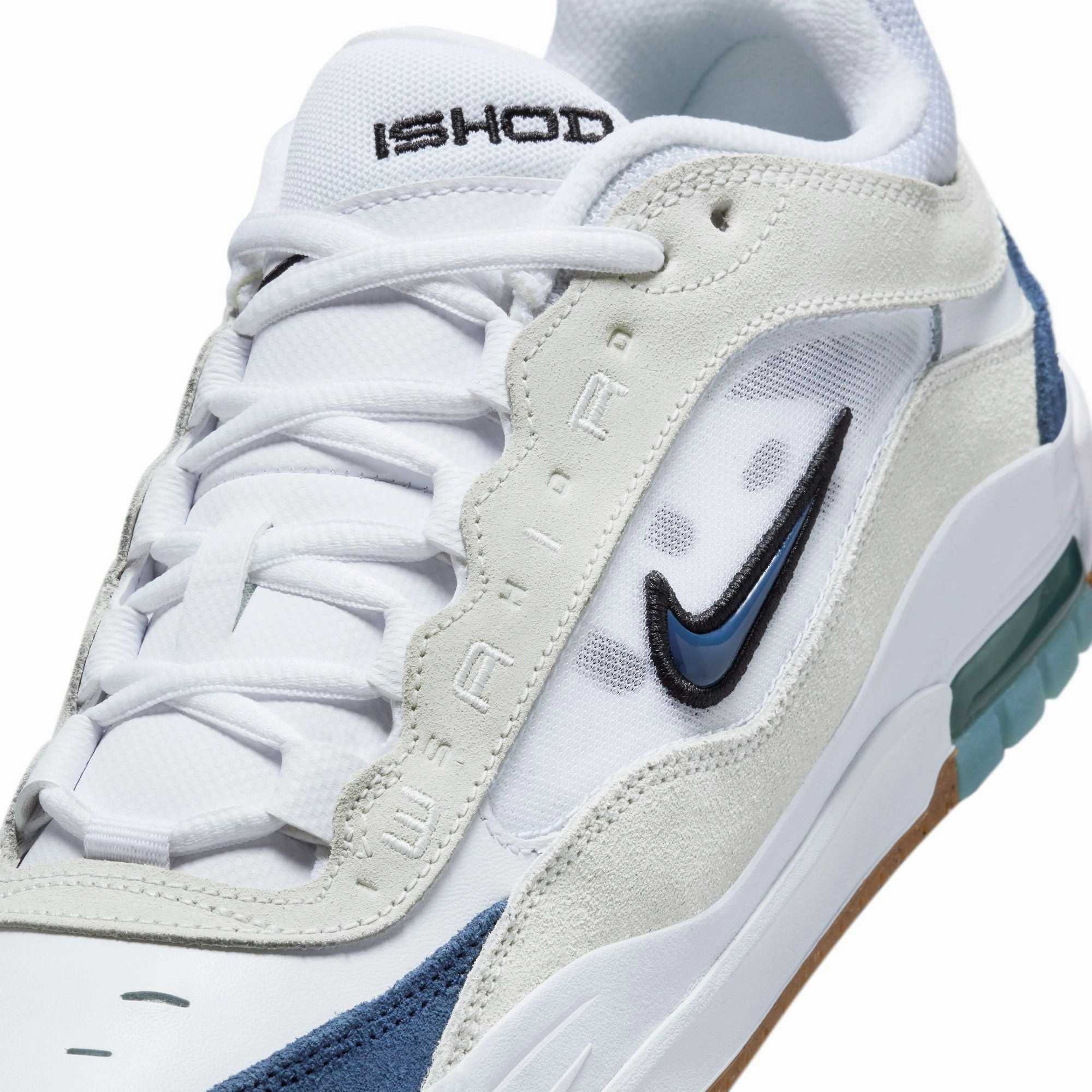 NIKE SB ISHOD 2 AIR MAX WHITE / NAVY-SUMMIT WHITE-BLACK Nike Nyjah Huston Shoes