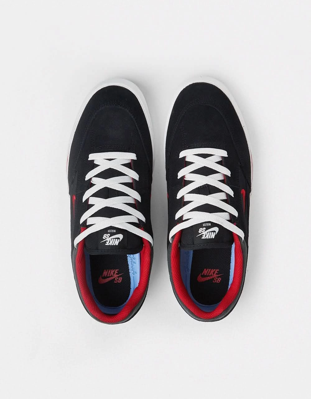 Nike SB Malor Skate Shoes - Black/Gym Red-Black-Anthracite-Summit White Design A Nike Shoe