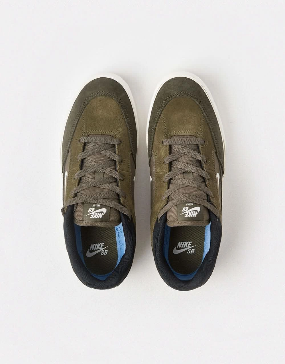 Nike SB Malor Skate Shoes - Medium Olive/Sail-Cargo Khaki-Black-Neutral Olive Nike Wresting Shoes