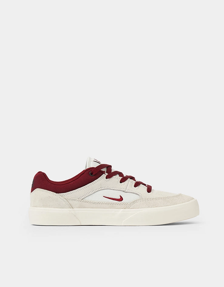Nike SB Malor Skate Shoes - Summit White/Team Red-Phantom-Sail Nike Shoes App