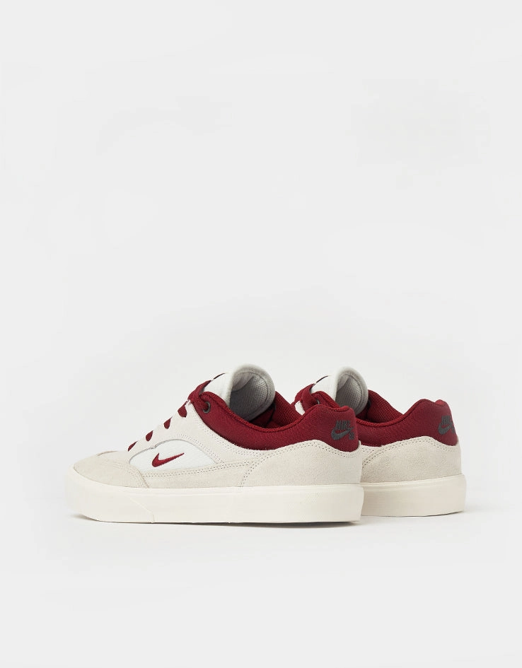 Nike SB Malor Skate Shoes - Summit White/Team Red-Phantom-Sail Dallas Cowboys Nike Shoes