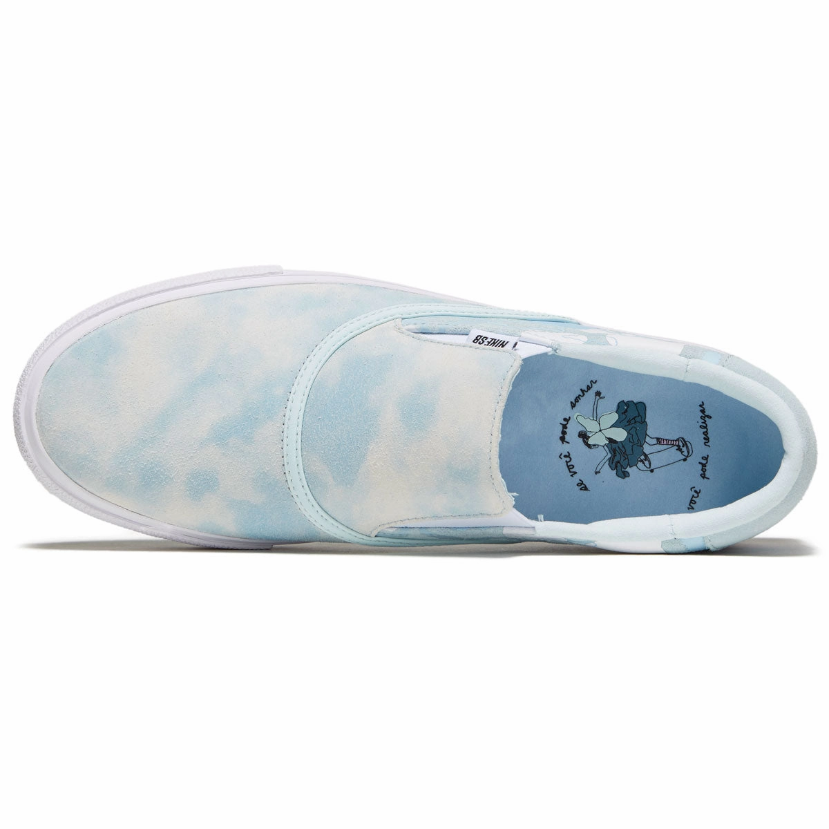 Nike SB Verona Slip On x Rayssa Leal Glacier Blue Good Nike Walking Shoes