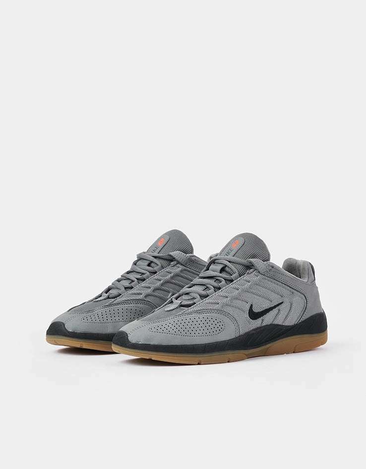 Nike SB Vertebrae ISO Skate Shoes - Cool Grey/Black-Cool Grey-Dark Grey Make My Own Nike Shoes