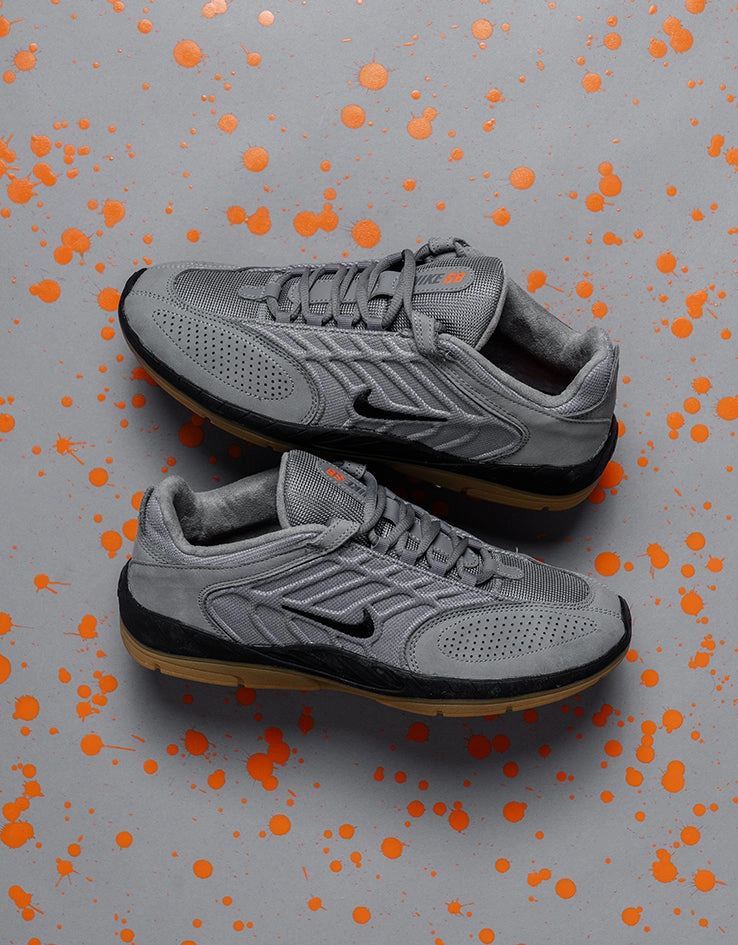 Nike SB Vertebrae ISO Skate Shoes - Cool Grey/Black-Cool Grey-Dark Grey Nike Gucci Shoes