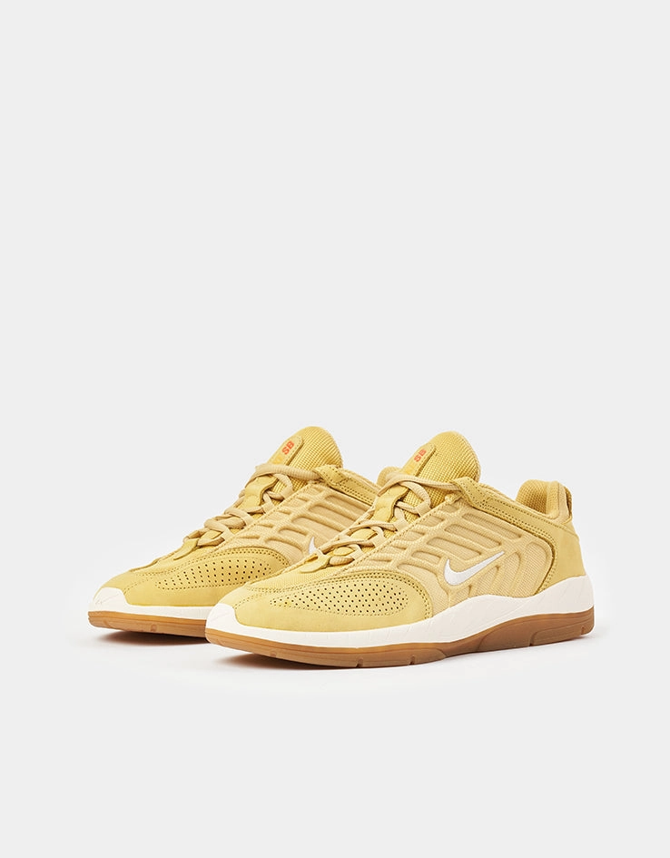 Classic Nike Shoes Nike SB Vertebrae ISO Skate Shoes - Saturn Gold/Sail-Saturn Gold-Solar